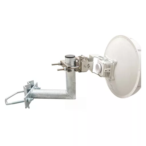 Conexpro, Antenna mast mounted holder "L", lenght 20cm, height 20cm, diameter 42mm, U-Bolt 100mm, hot-dip zinc