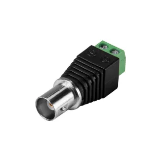   Conexpro, BNC connector to 2-wire terminal block adapter, female