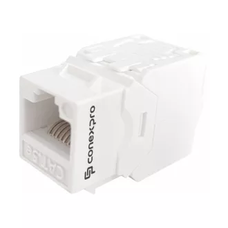 Conexpro, toolless keystone UTP, CAT5E, white