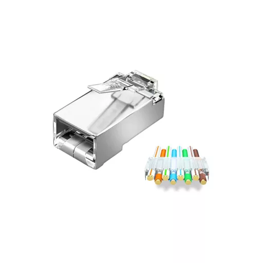 Conexpro, connector RJ45 FTP, CAT6, two-part