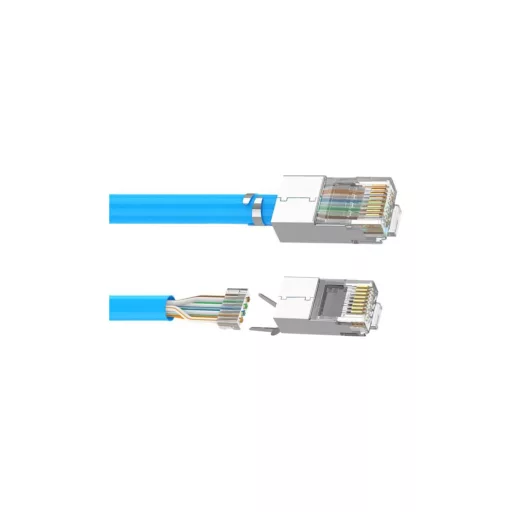 Conexpro, connector RJ45 FTP, CAT6A, two-part