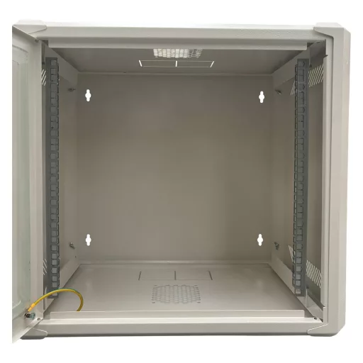 Conexpro, networking cabinet 19" 9U/400mm, FLAT PACK, glass door