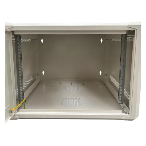 Conexpro, networking cabinet 19" 6U/600mm, FLAT PACK, glass door