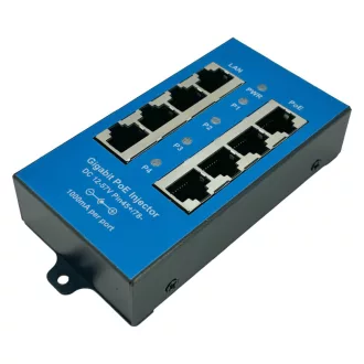Conexpro, passive Gigabit PoE metal panel, 4 ports