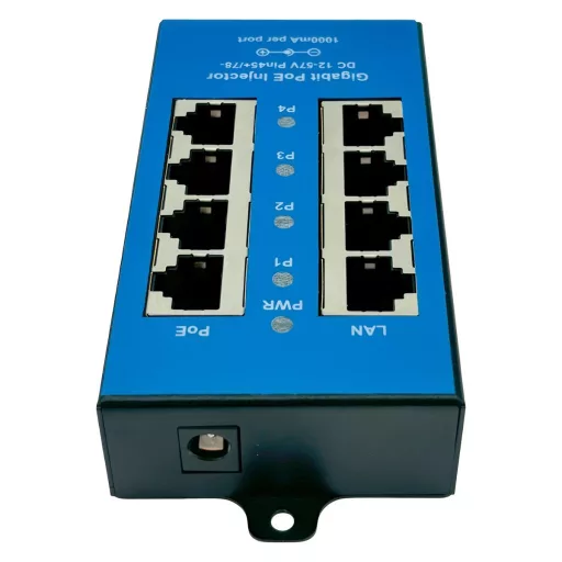 Conexpro, passive Gigabit PoE metal panel, 4 ports