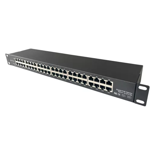 Conexpro, passive Gigabit PoE rackmount panel, 24 ports