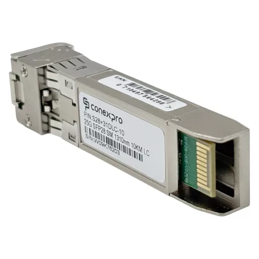Conexpro, 25G SFP28 optical module, SM, 1310nm, 10km, 2x LC, DDM