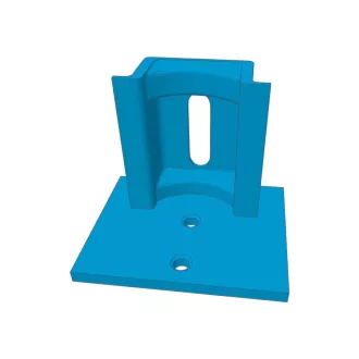   Conexpro, plastic PETG DIN rail with perpendicular installation and length 2M