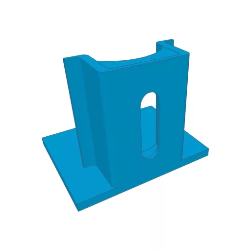 Conexpro, plastic PETG DIN rail with perpendicular installation and length 2M