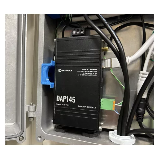 Conexpro, plastic PETG DIN rail with perpendicular installation and length 2M