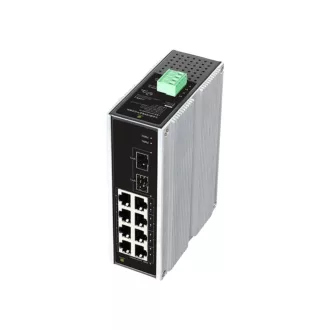   Conexpro, GNT-IG1210GF-DC, Industrial switch for DIN rail, 8x LAN, 2x SFP