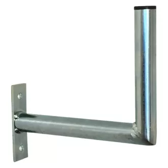   Conexpro, Wall-mounted antenna bracket "L", length 25cm, height 20cm, diameter 32mm, retail package