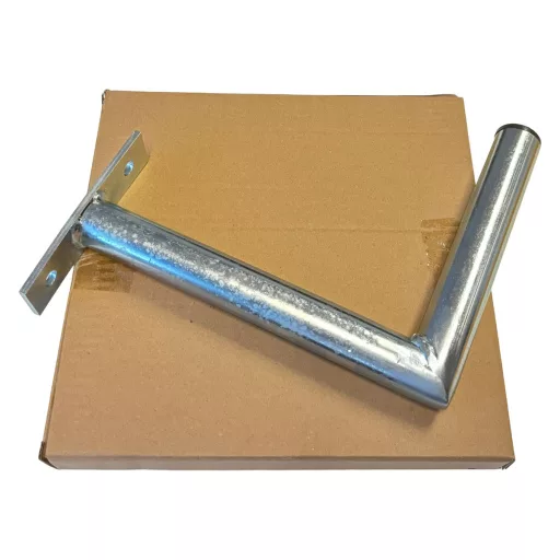 Conexpro, Wall-mounted antenna bracket "L", length 25cm, height 20cm, diameter 32mm, retail package