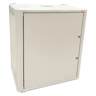   Conexpro, networking cabinet 19" 12U/400mm, FLAT PACK, metal door