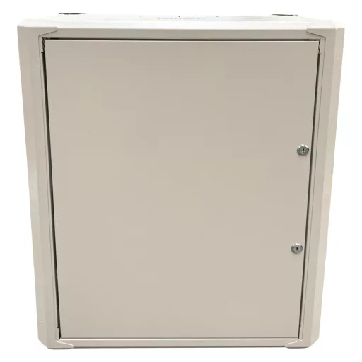 Conexpro, networking cabinet 19" 12U/400mm, FLAT PACK, metal door