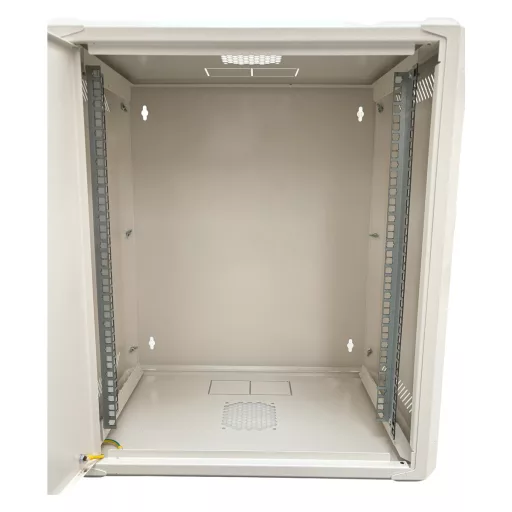 Conexpro, networking cabinet 19" 12U/400mm, FLAT PACK, metal door