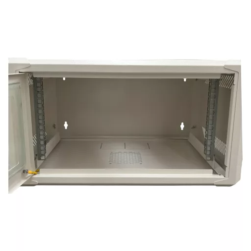 Conexpro, networking cabinet 19" 4U/400mm, FLAT PACK, glass door