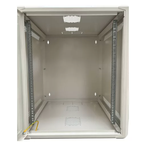 Conexpro, networking cabinet 19" 12U/600mm, FLAT PACK, glass door
