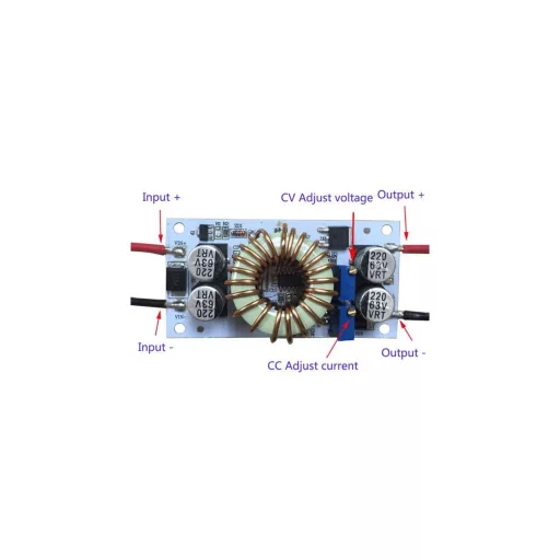 Conexpro, step-up voltage converter, input 8-16V, output 10-50V, 8A, 250W