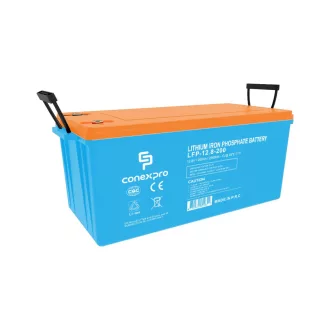   Conexpro, battery LiFePO4, 12.8V, 200Ah, Smart BMS, Bluetooth