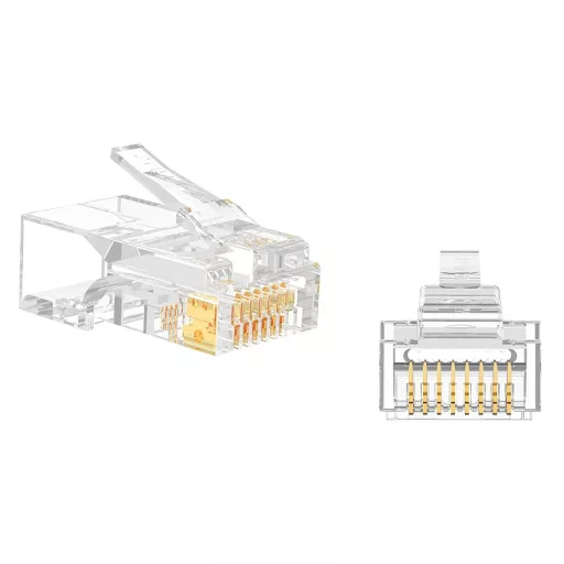 Conexpro, pass-through connector RJ45 UTP, CAT6, Wire Cross