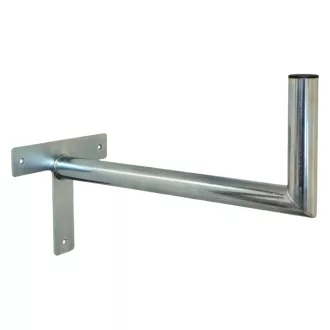   Conexpro, Wall-mounted antenna bracket "L", length 50cm, height 20cm, diameter 42mm, T-base