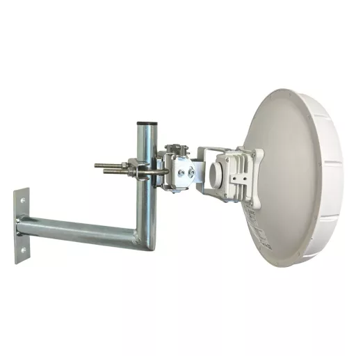Conexpro, Wall-mounted antenna bracket "L", length 25cm, height 20cm, diameter 32mm