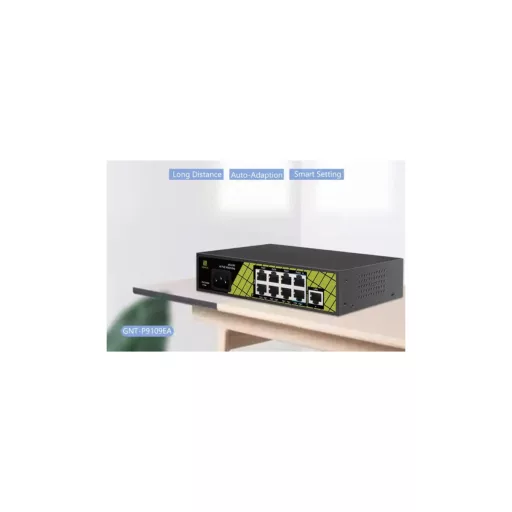 Conexpro, GNT-P9109EA, PoE switch, 9x LAN, 8x PoE