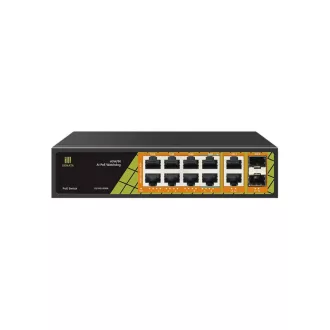 Conexpro, GNT-P1012G6, PoE switch, 10x LAN, 8x PoE, 2x SFP