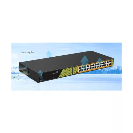 Conexpro, GNT-P1026G6, PoE switch, 24x LAN, 24x PoE, 2x SFP