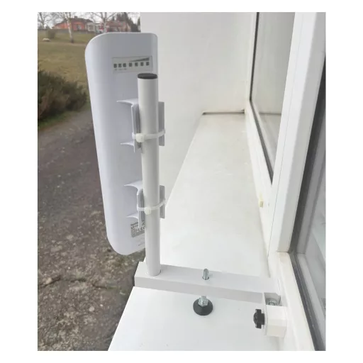 Conexpro, Antenna holder on window "L", lenght 17,5cm, height 25cm, diameter 20mm, retail package