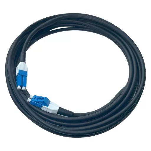Conexpro, fiber optic outdoor patch cord, LCupc/LCupc, Duplex, Singlemode, 5m