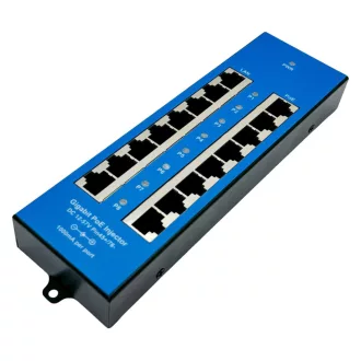 Conexpro, passive Gigabit PoE metal panel, 8 ports