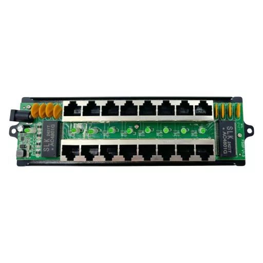 Conexpro, passive Gigabit PoE metal panel, 8 ports