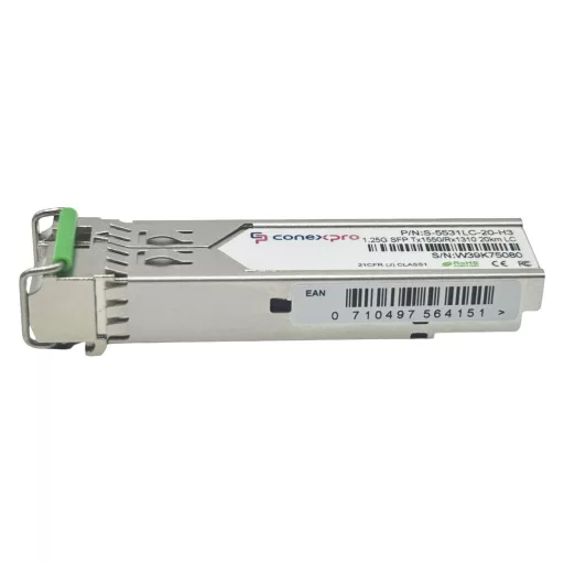 Conexpro, 1.25G SFP optical module, WDM/BiDi, SM, Tx1550/Rx1310nm, 20km, 1x LC, DDM - H3C